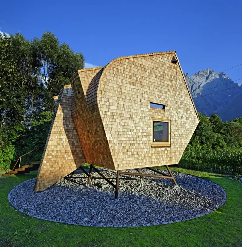 Detailansicht Lärchenschindel